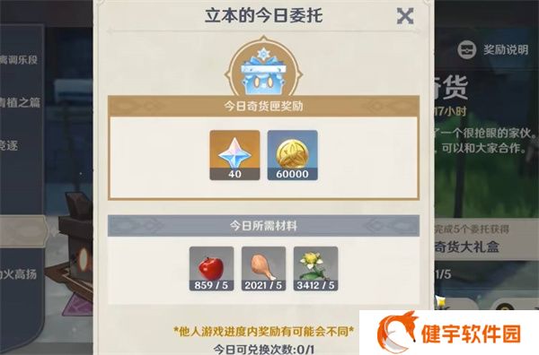 《原神》百货奇货匣子奖品一览