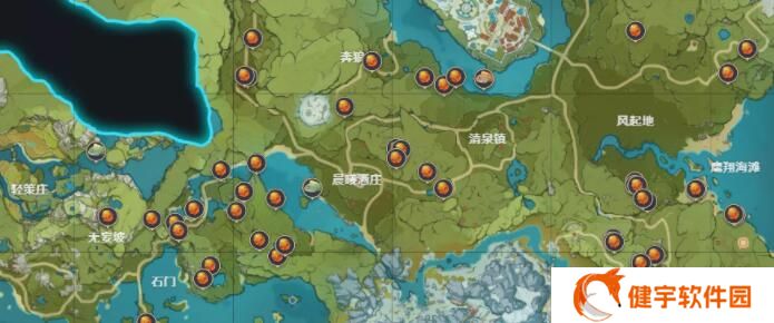 《原神》烈焰花位置一览