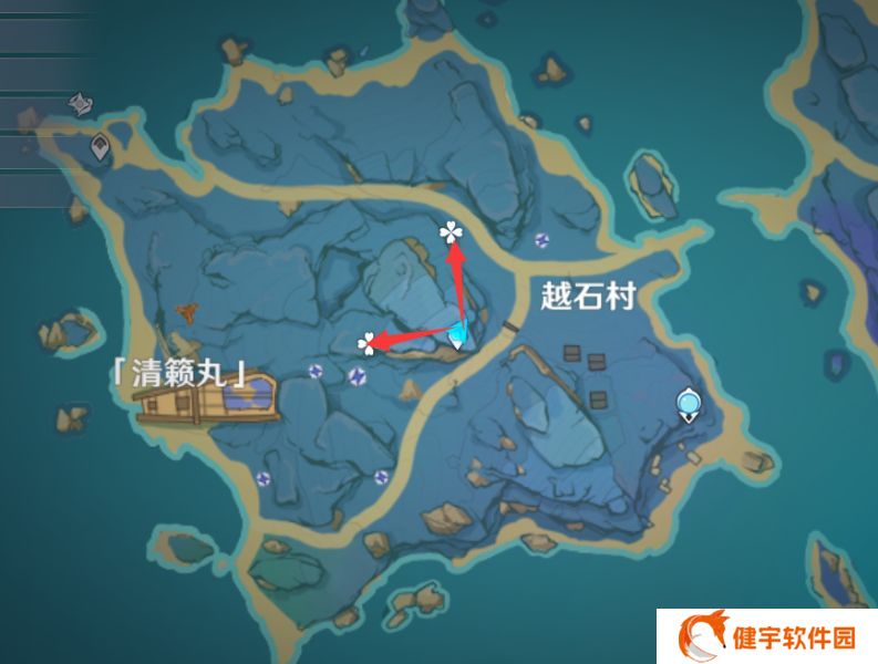 《原神》天云草实分布位置及采集路线